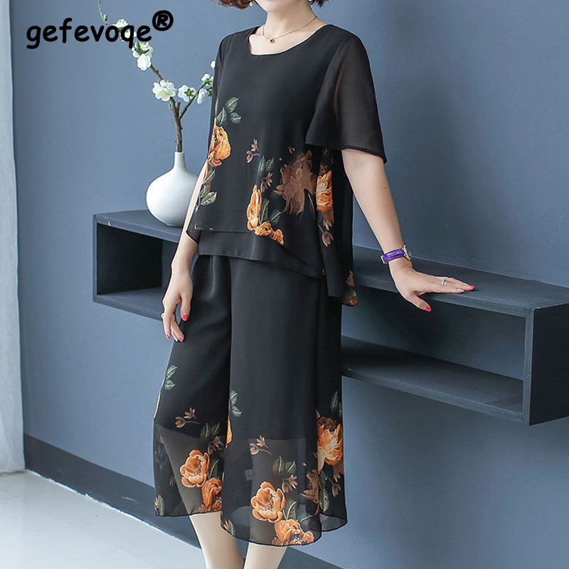 Romper Floral Print - Moda elegante floral impressão rendas conjuntos