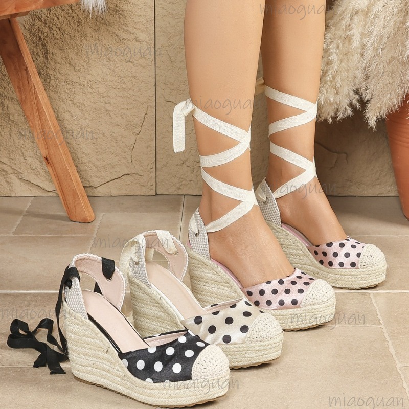 Wedge Espadrille Women - Novas Sandálias Anabela Espadrille Femininas de