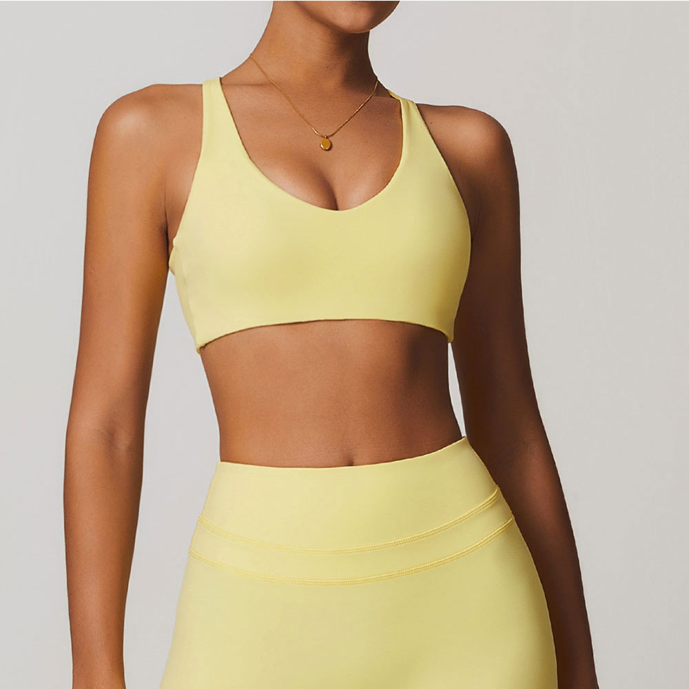 Bralette Triangle Set - JUREN-sutiã esportivo para mulheres, sutiã de