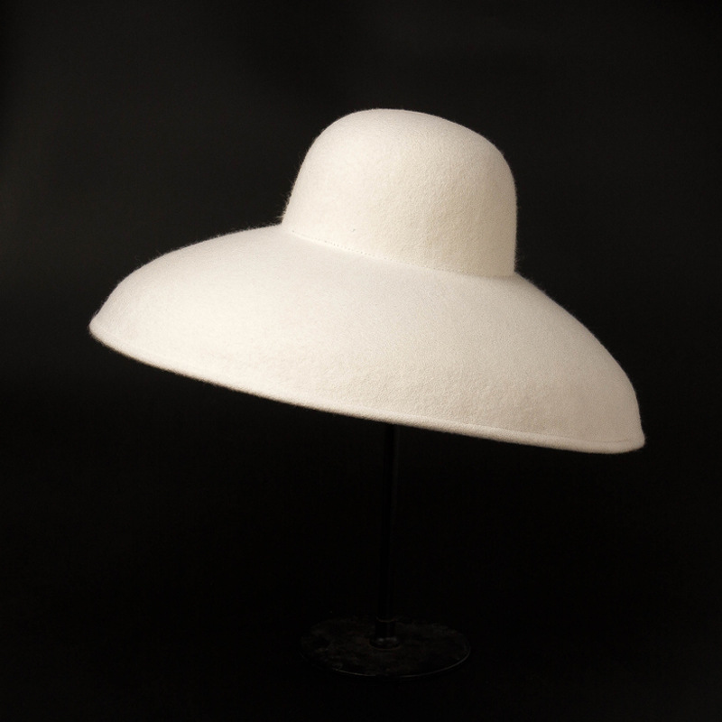 Chapéu clássico de lã com aba  - Hat Floppy Wide avaliação e preço
