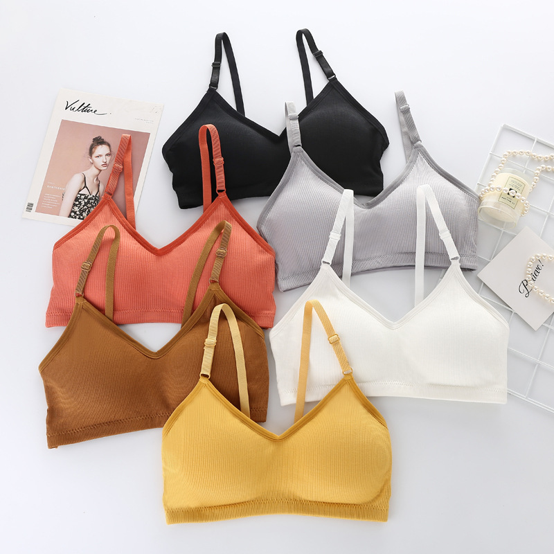Sutiã Sem Fio de Verão para Mu - Bralette Triangle Set avaliação e preço