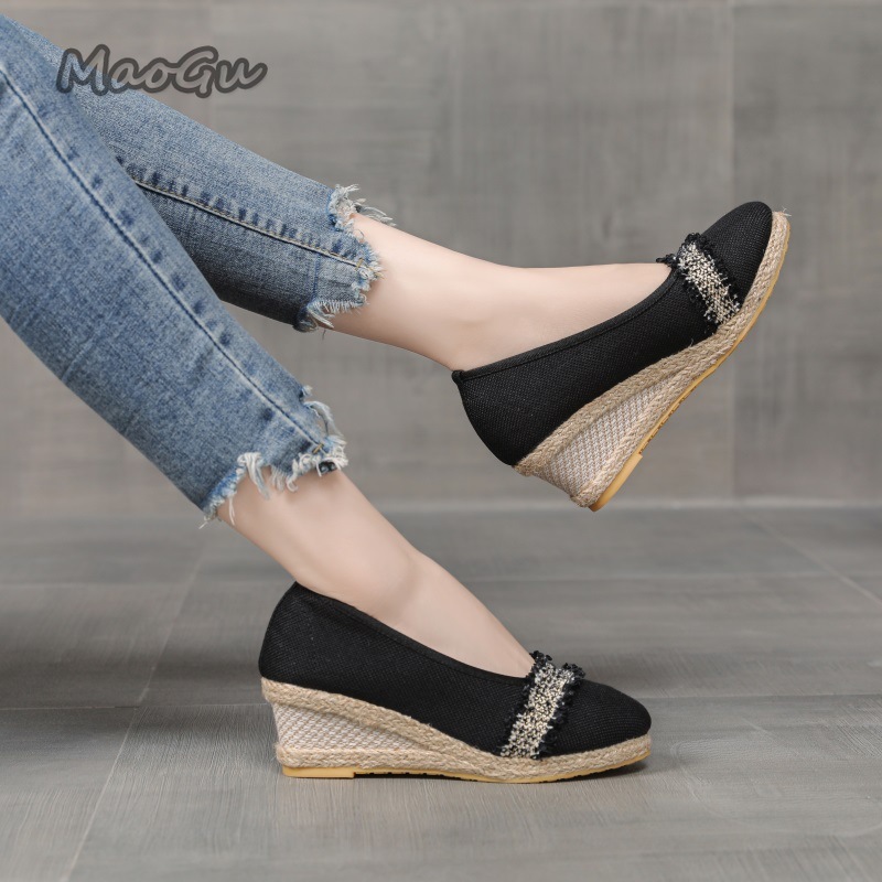 Sapatos femininos de espadrilh - Wedge Espadrille Women avaliação e preço