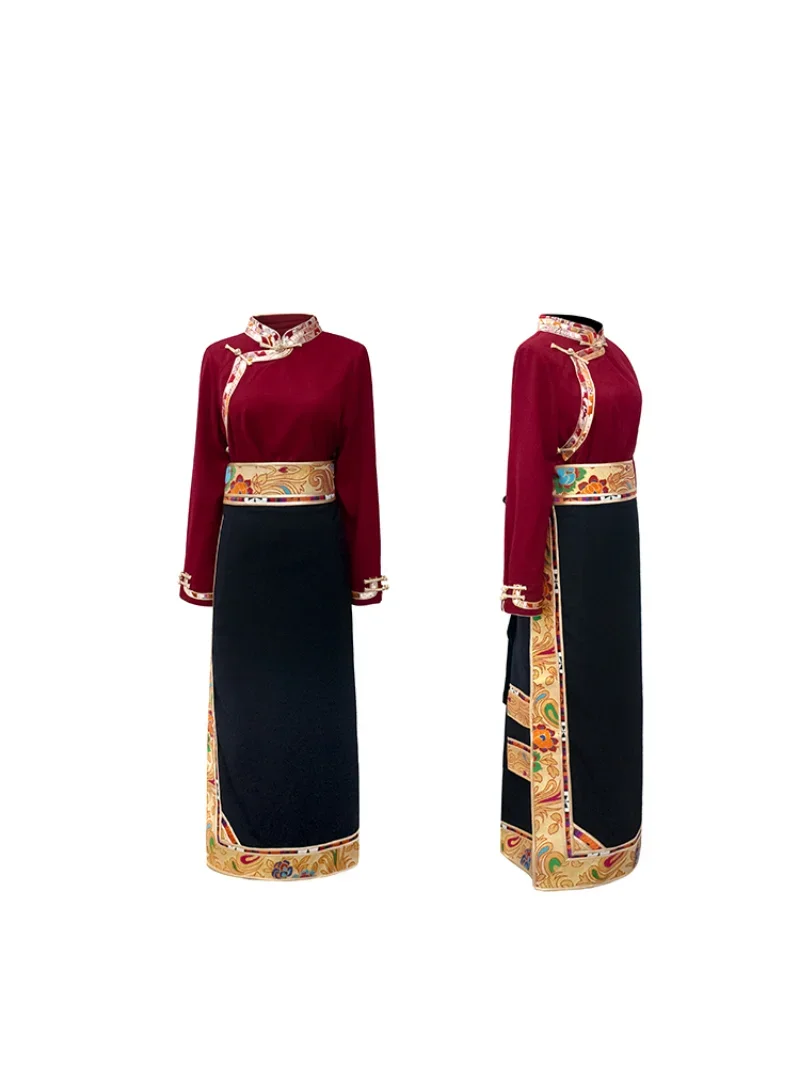 Vestido tibetano tradicional s - Linen Dress Wrap avaliação e preço
