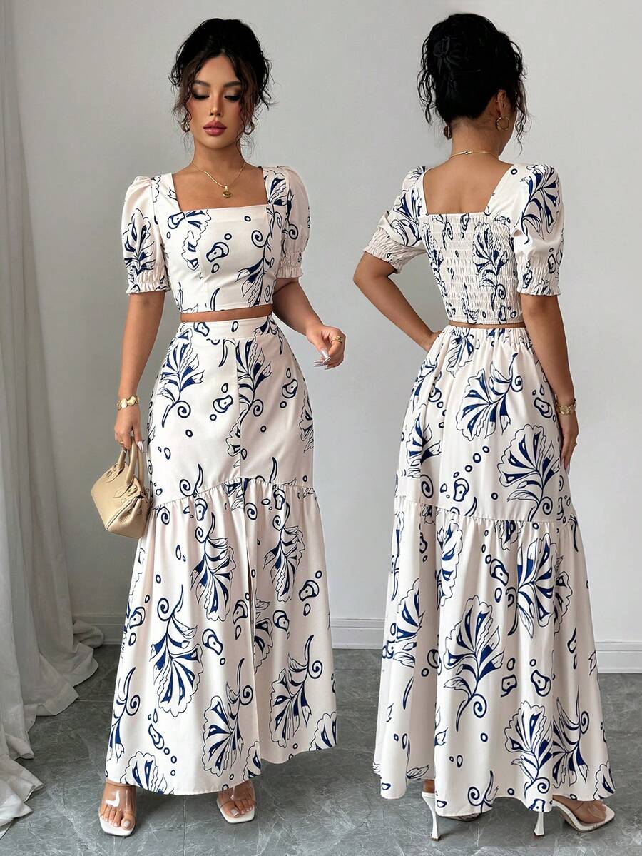 Conjunto Feminino de Verão 202 - Romper Floral Print avaliação e preço