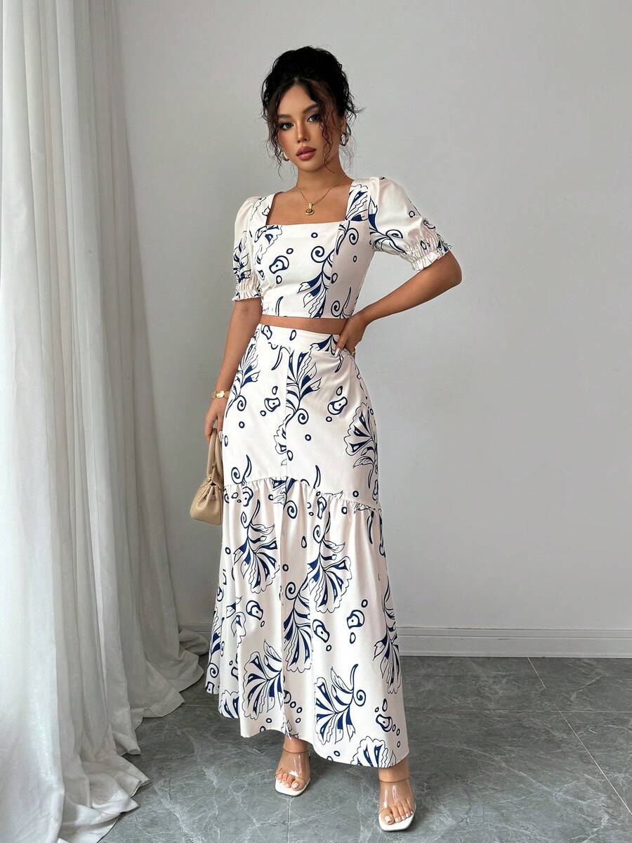 Conjunto Feminino de Verão 202 - Romper Floral Print avaliação e preço