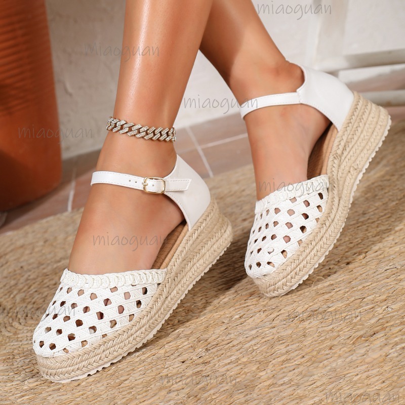 Sandálias Anabela Boho Feminin - Wedge Espadrille Women avaliação e preço