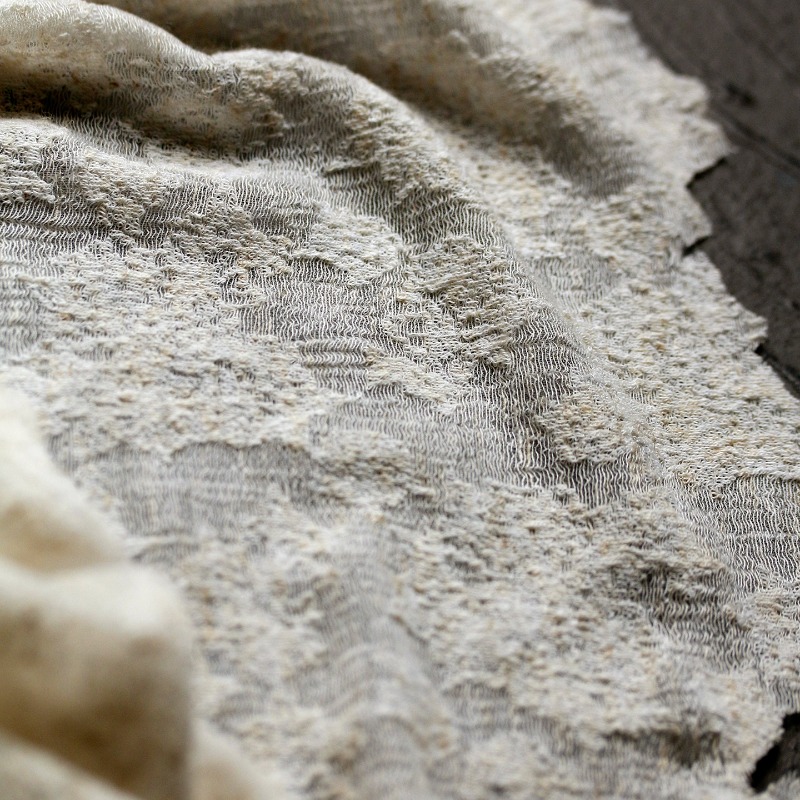 Tecido de Malha de Algodão e L - Linen Dress Wrap avaliação e preço
