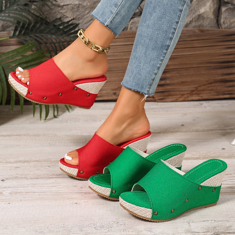Novas Sandálias Femininas de V - Wedge Espadrille Women avaliação e preço