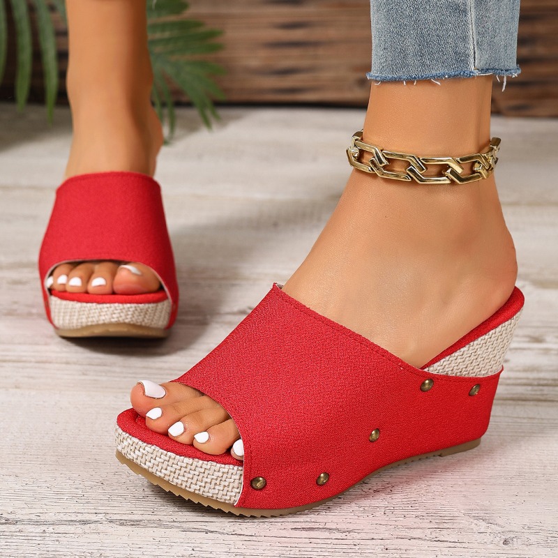 Novas Sandálias Femininas de V - Wedge Espadrille Women avaliação e preço