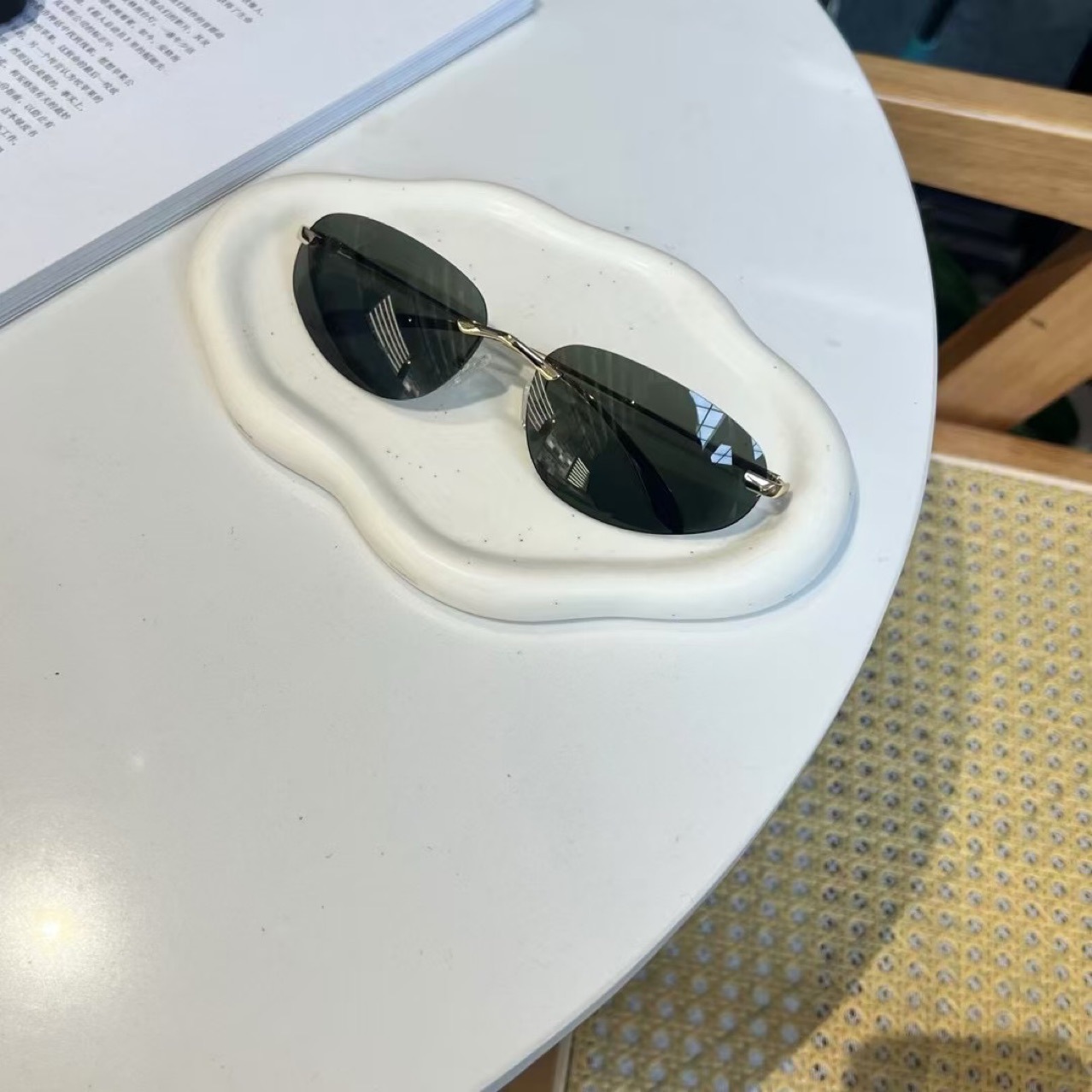 Tons sem aro UV400, óculos de  - Sunglasses Cat Eye avaliação e preço