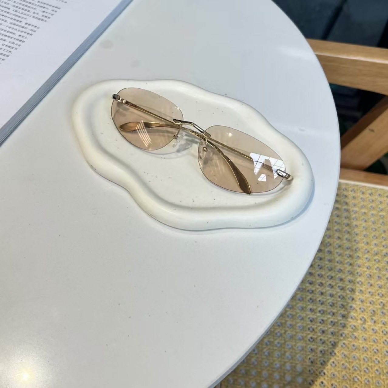 Tons sem aro UV400, óculos de  - Sunglasses Cat Eye avaliação e preço