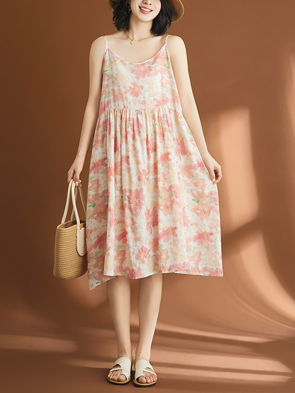 Vestido Casual Feminino de Alg - Linen Dress Wrap avaliação e preço