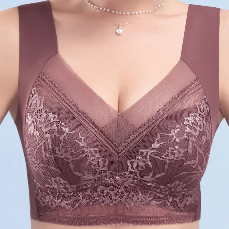 L-6L feminino sutiã grande pus - Bralette Triangle Set avaliação e preço