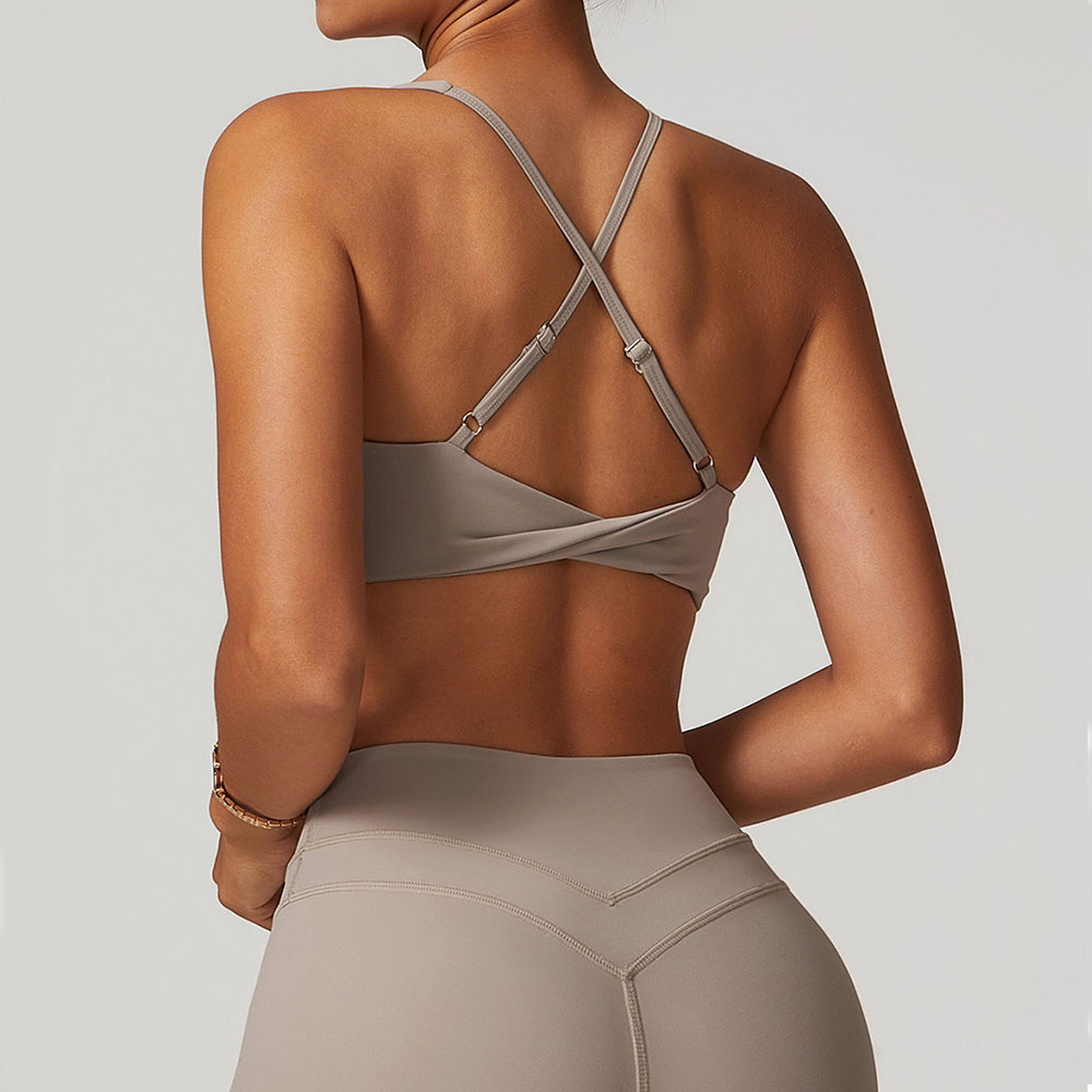 JUREN-sutiã esportivo para mul - Bralette Triangle Set avaliação e preço