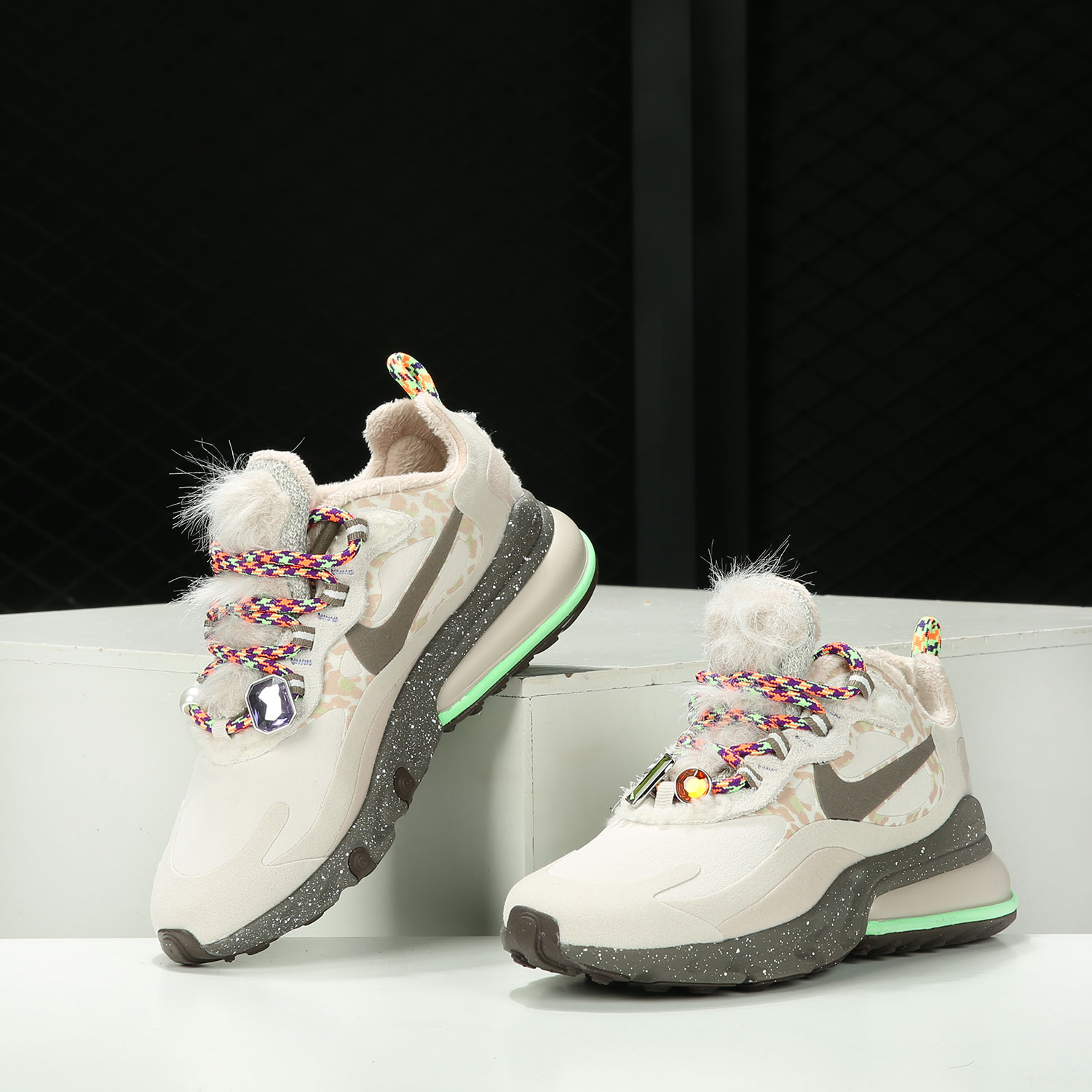 Nike genuíno AIR MAX 270 REACT - Nike Shoes Air Max 270 avaliação e preço